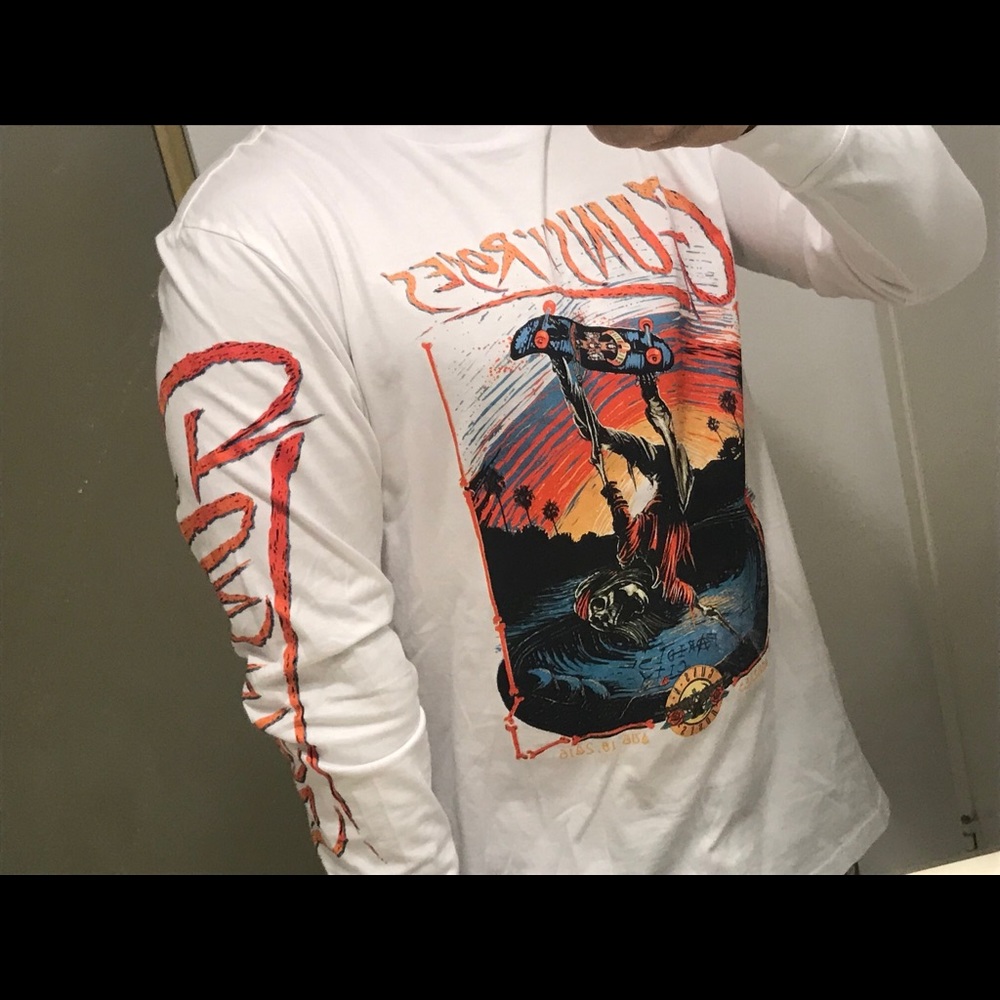 Guns N Roses Long Sleeve T-shirts XS,S,M,L,XL NWT - Picture 3 of 8